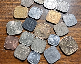 RARE Square Coins—5/8/10 Unique