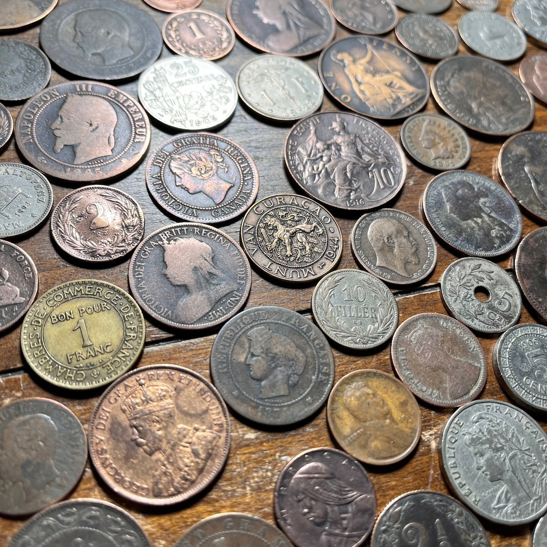 100+ Year Old World Coins (including U.s.)—sets of 12 With