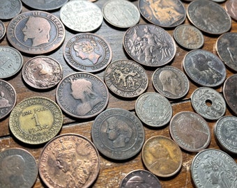 100+ Year Old Coins (Including 1800s and U.S.)—Lots of 12 with SILVER/Limited Availability!