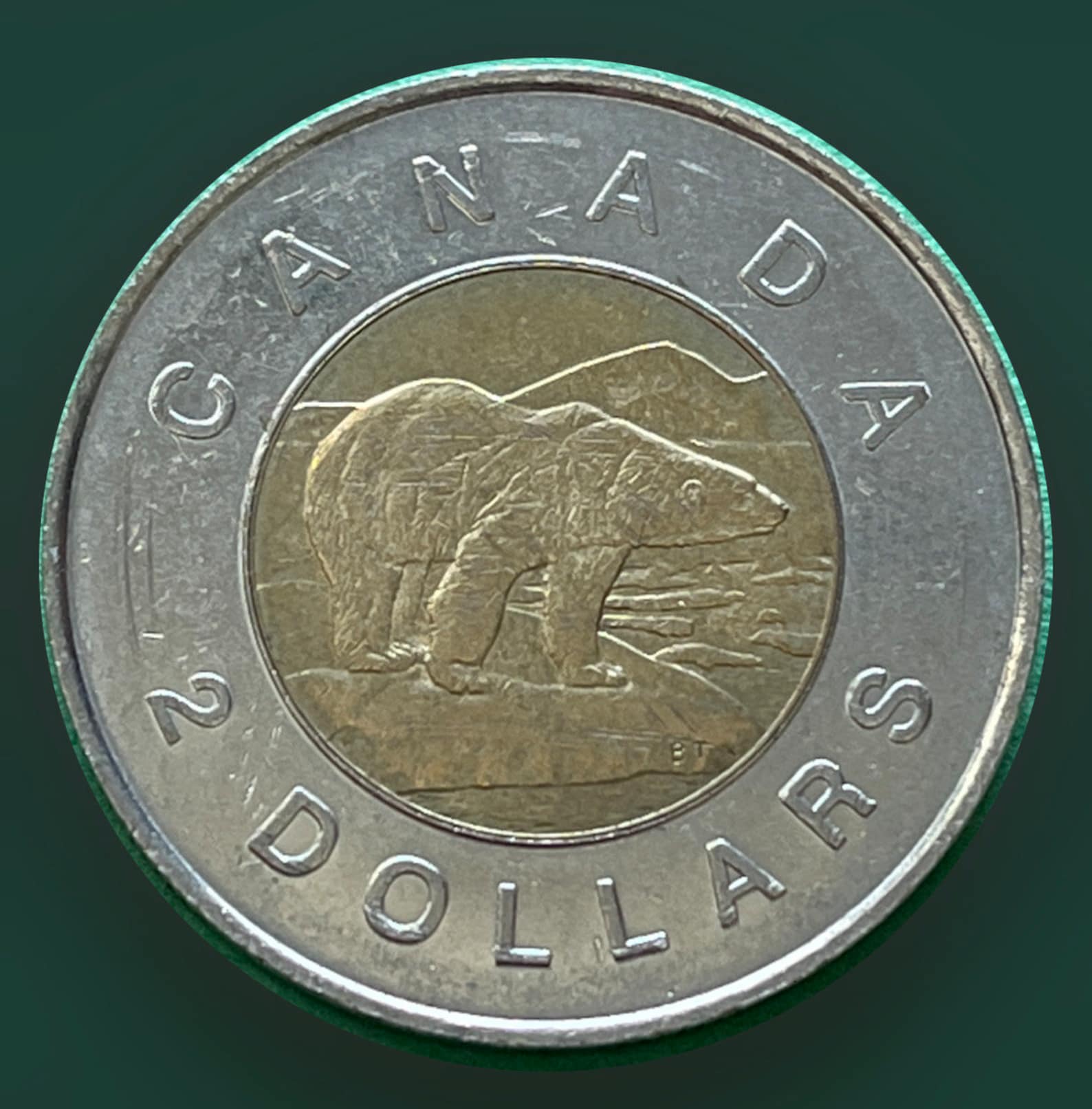 Canadian POLAR BEAR “toonie” 1997 Two-dollar Coin—free Shipping! - Etsy