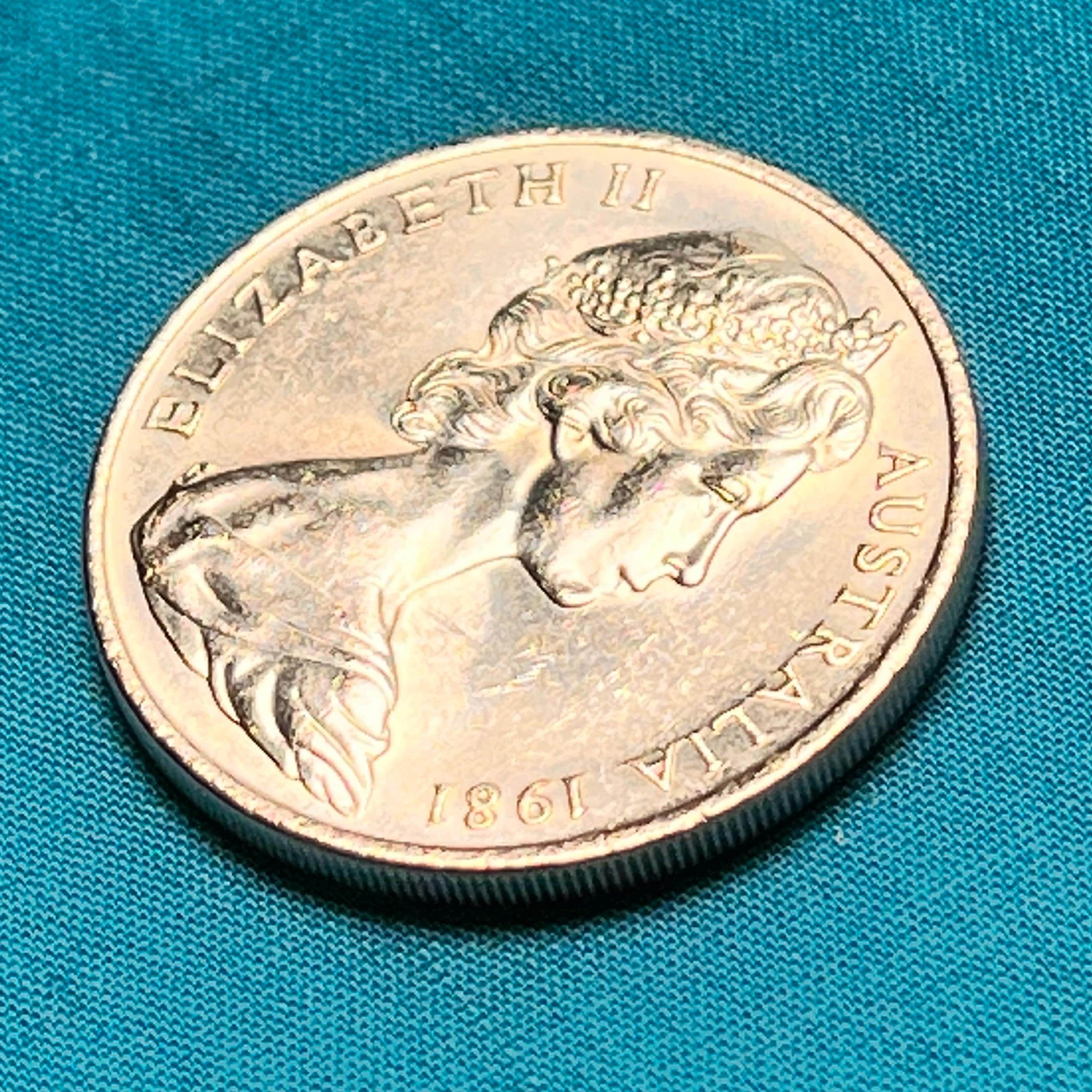 ONE Duck-bill Platypus-themed Large AUSTRALIAN 20 Cent Coin