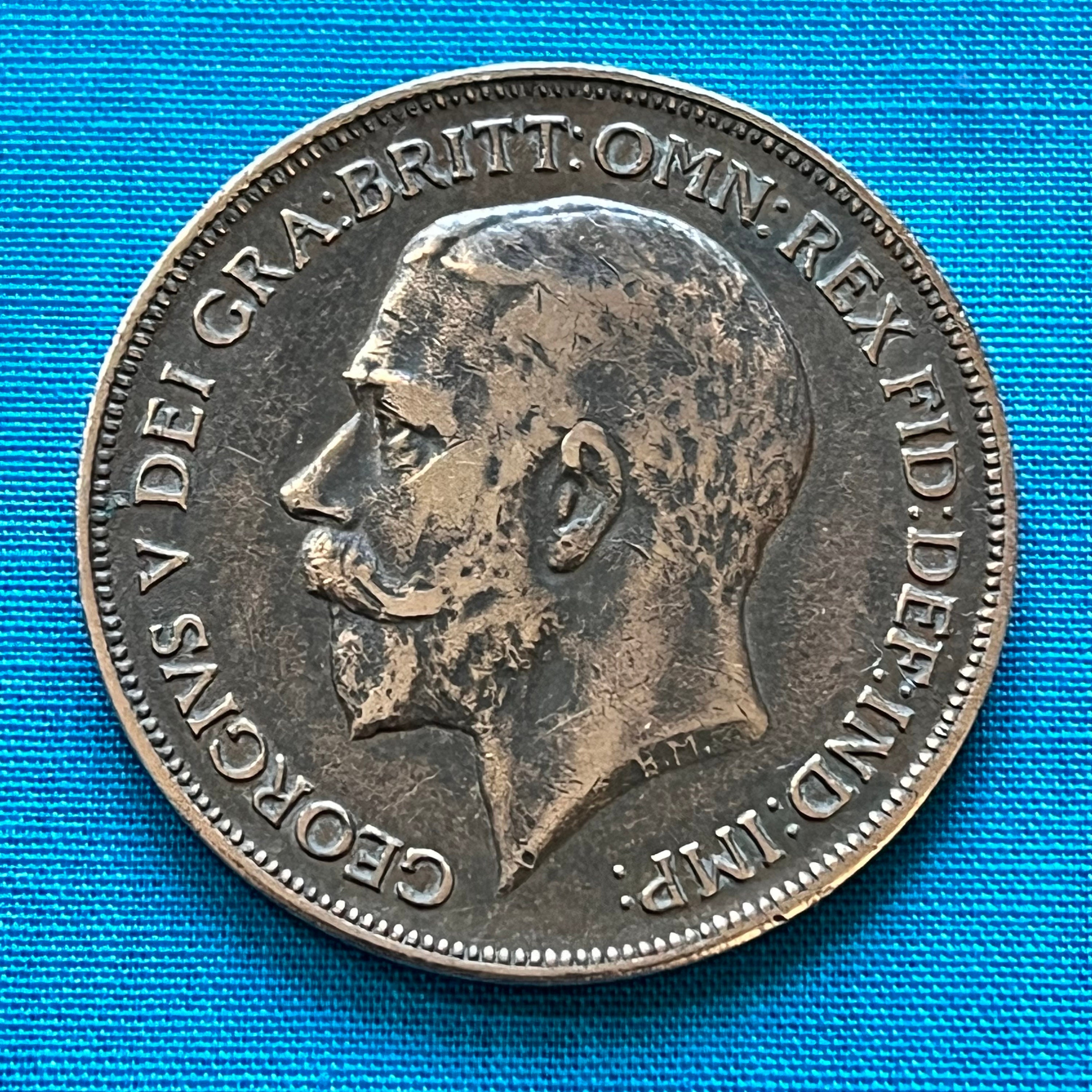 1920 British Penny - Etsy
