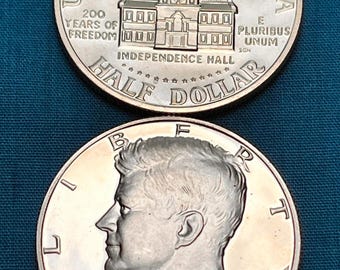 UNCIRCULATED Kennedy U.S. Bicentennial (1976) PROOF Half Dollar or P/D/S Non-Silver Trio (See Details)—FREE Shipping!