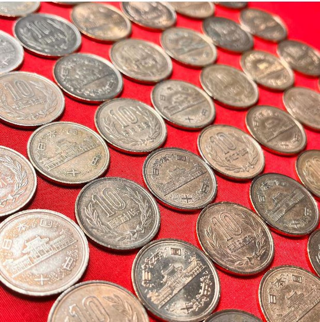 Emperor Hirohito JAPANESE 10 Yen Coins (full Roll or Tube of 45