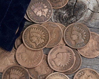 Vintage U.S. Indian Head Pennies (1859-1909)--Lot of 5/10/25/50*--Shipping Price Included (read description)!