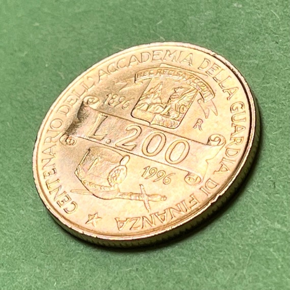 ITALIAN 100th Anniversary (1996) of Guard Academy Commemorative