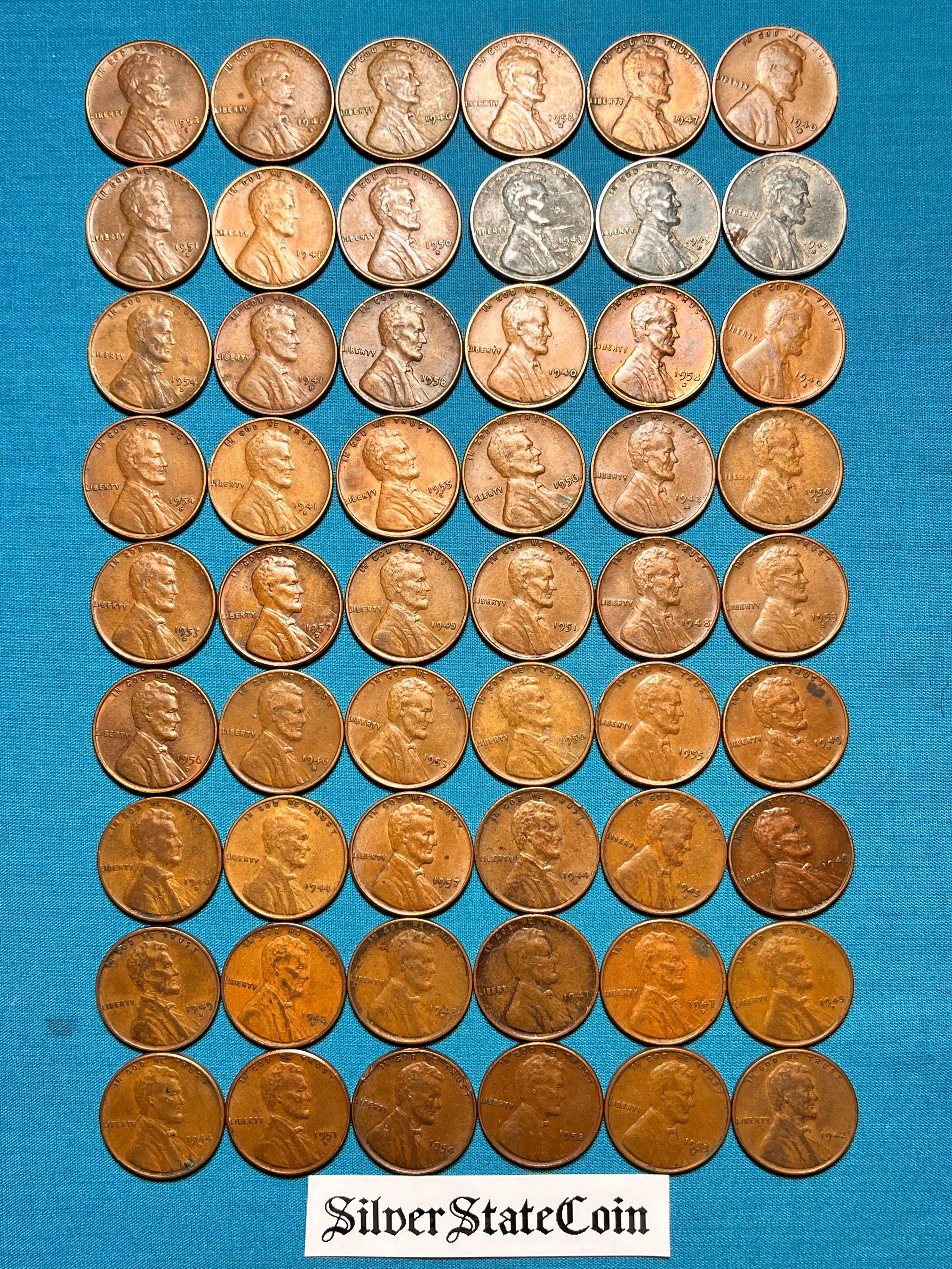 希少な1946年小麦ペニーSミントマーク pn429 1946年S