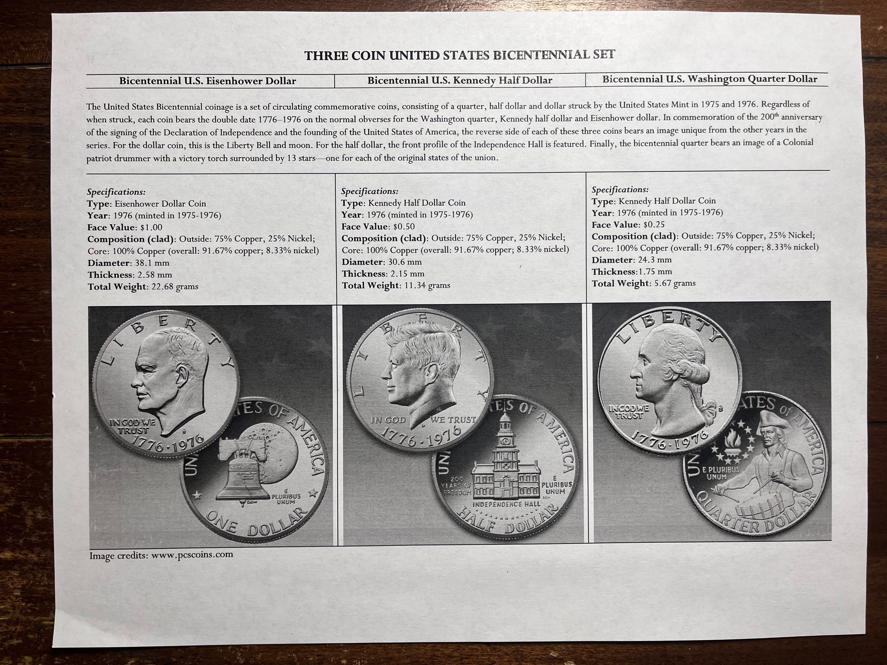 アメリカ 建国200年 記念コイン 1776 1976 (99) 사진