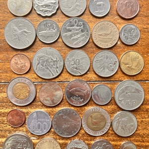 30 Unique ANIMAL-Themed Coins in a Pouch—CHOOSE Your One-of-a-Kind Set (A, B, C, D, or Mystery)!