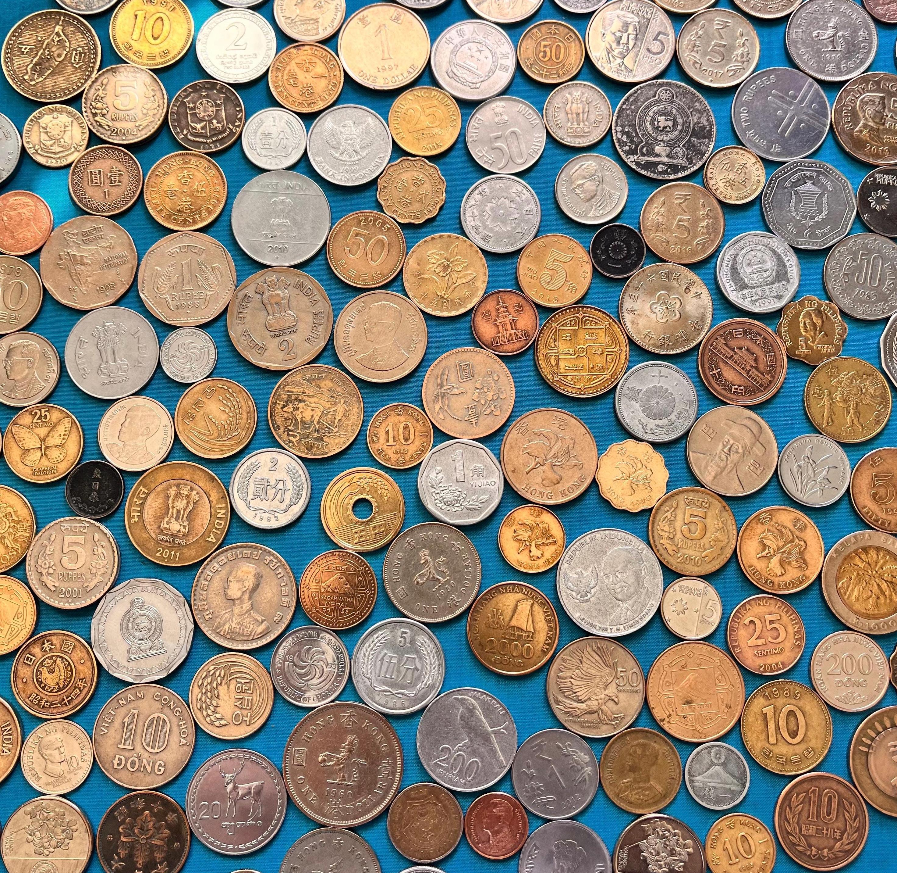 ASIAN Nations Sampler—12 (or 15) Unique Coin Sets (shipping
