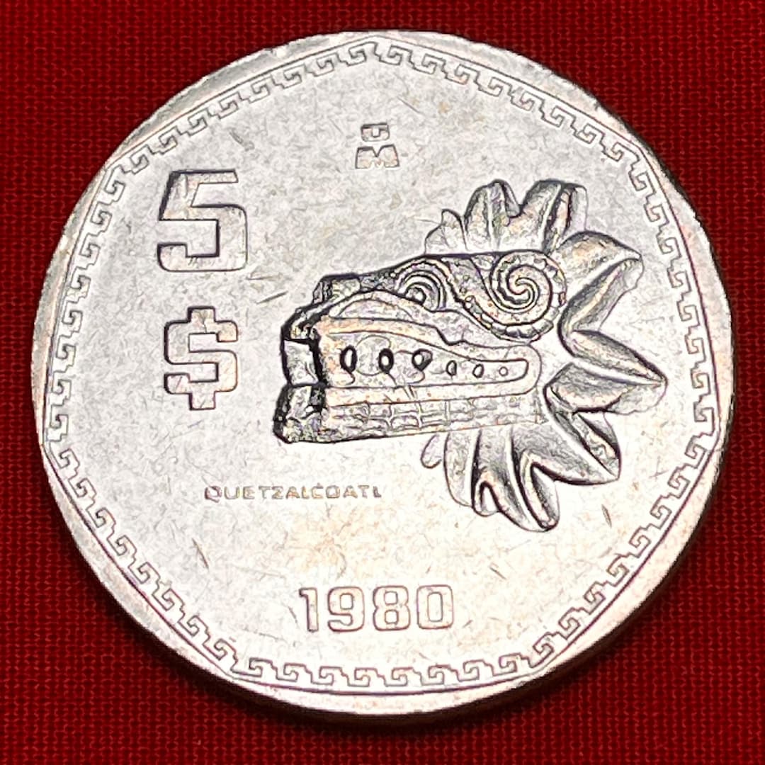 ONE First Year Mintage (1980) Rare Mexican Dragon (quetzalcoatl