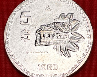 ONE First Year Mintage (1980) Rare Mexican Dragon (quetzalcoatl