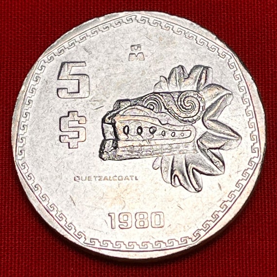 ONE First Year Mintage (1980) Rare Mexican Dragon (quetzalcoatl
