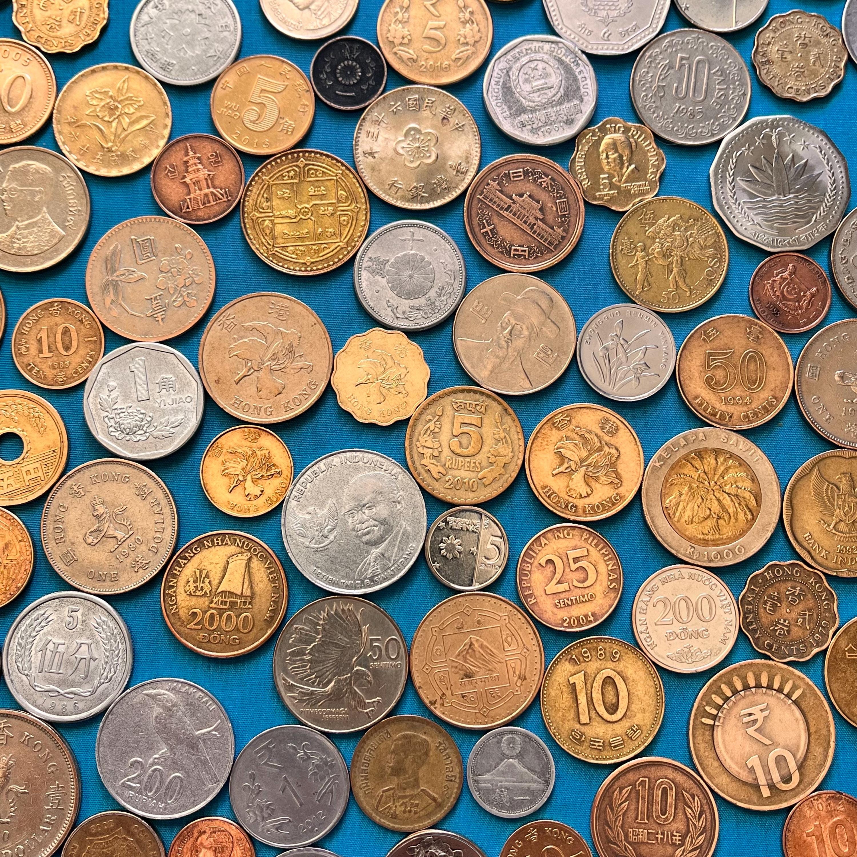 ASIAN Nations Sampler—12 (or 15) Unique Coin Sets (shipping