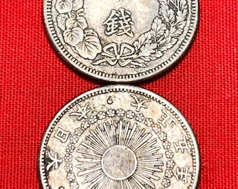 SILVER Imperial JAPANESE 10 Sen Coin—World War I/Taishō Era Featuring Rising Sun—High Grade/Limited Availability!