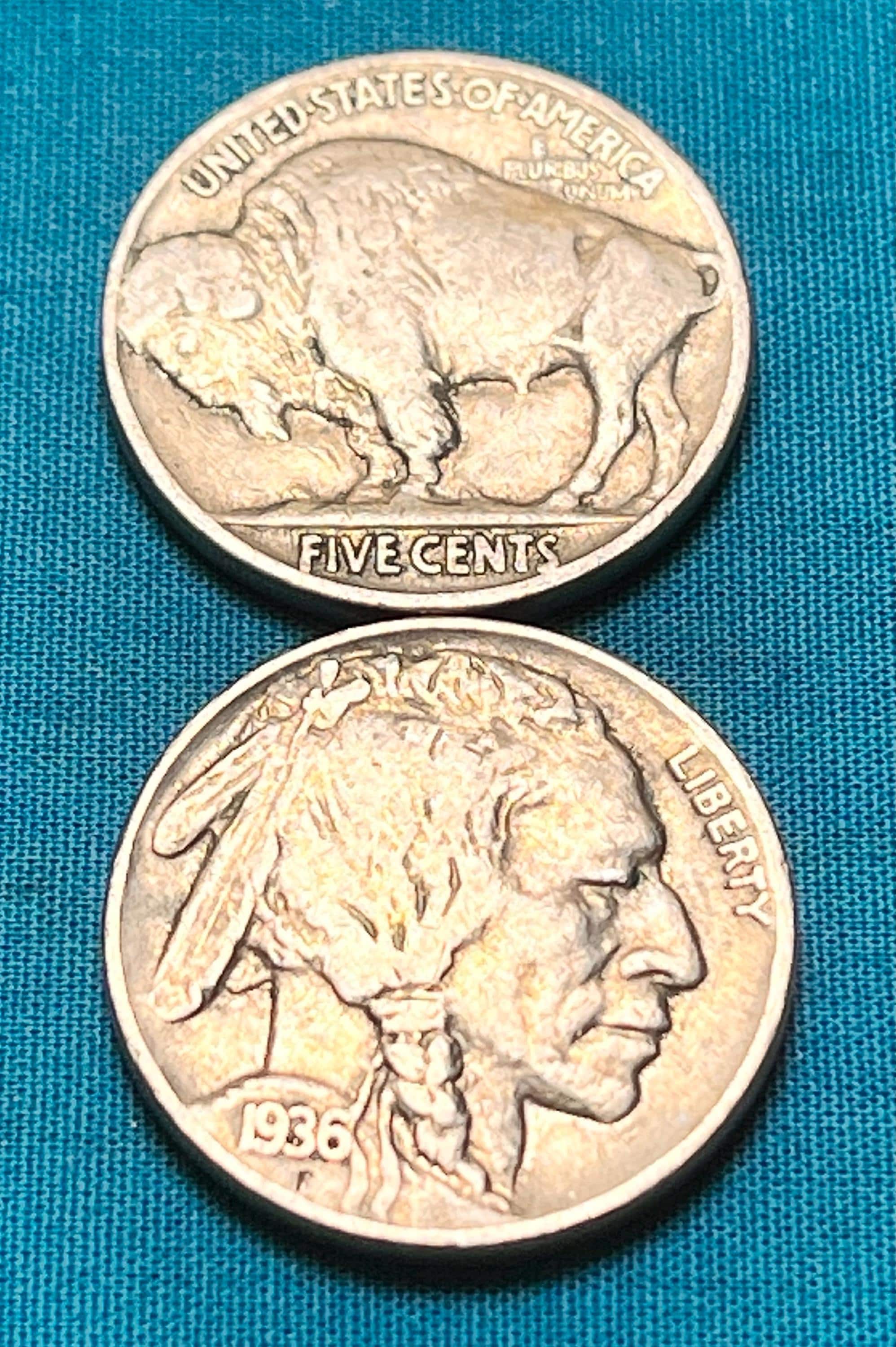 One FULL Date U.S. Indian Head “Buffalo” Nickel (1930s)—Higher Grade/Free Shipping!
