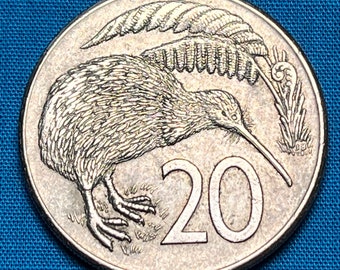 ワシの鳥元気でお金やってくる　強い廃棄できる ONE Vintage (1960s-80s) New Zealand Large Flightless KIWI Bird 20