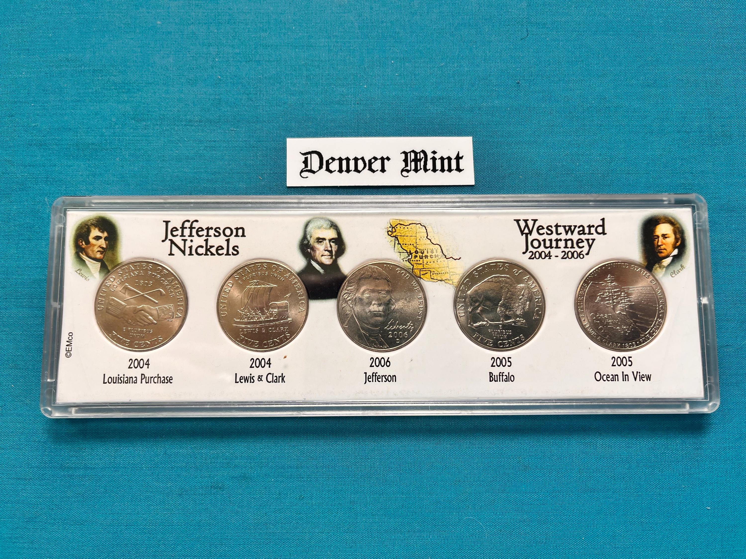 Westward Journey (2004-2006) BRILLIANT, UNCIRCULATED Jefferson