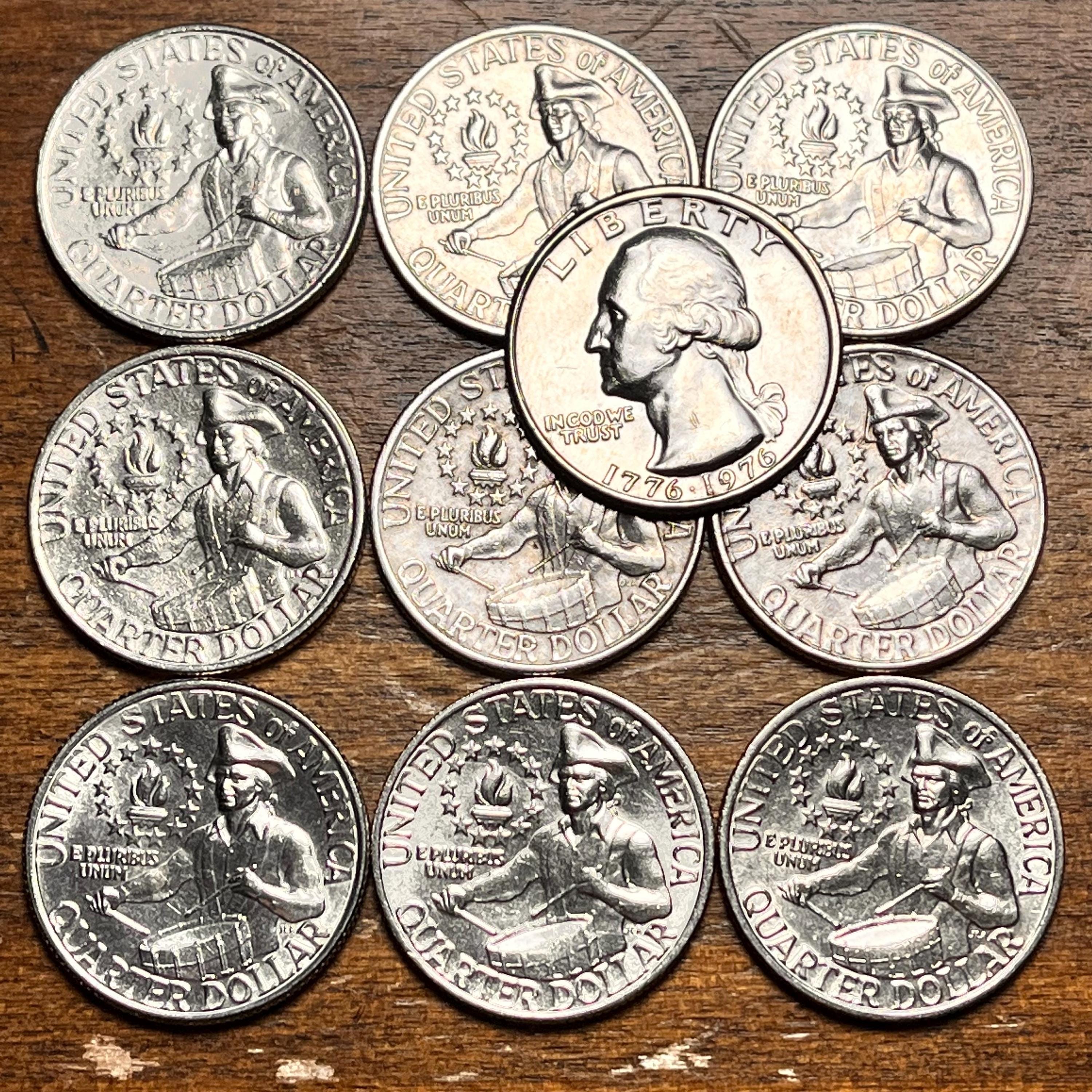 a233 アメリカ25セント 200枚セット 1976 年米国建国 200 周年記念 25 セント硬貨 - 5 枚、10 枚、20 枚