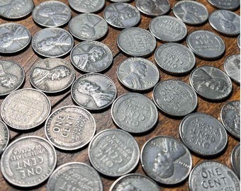 1943 STEEL (WWII Era) Cent P/D/S Trios—Choose 1, 2, or 3 Sets/Various Grades/FREE Shipping!