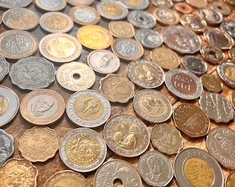 12 (or 25) Irregular Unique World Coins (Shipping Included/Read for Details!)