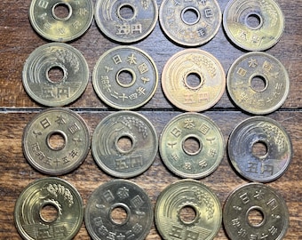 Old Japanese Yen Coins (Choose How Many)—Limited Availability/Shipping Included!