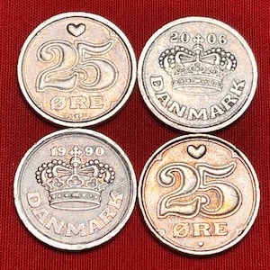 Denmark 25 ore coin - Etsy 日本