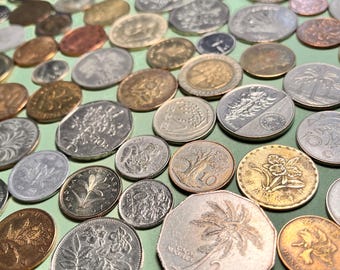 FLORA Themed Coin Sampler (Trees, Flowers, Plants, Crops): CHOOSE 12 or 15 Unique Pieces/FREE Shipping!