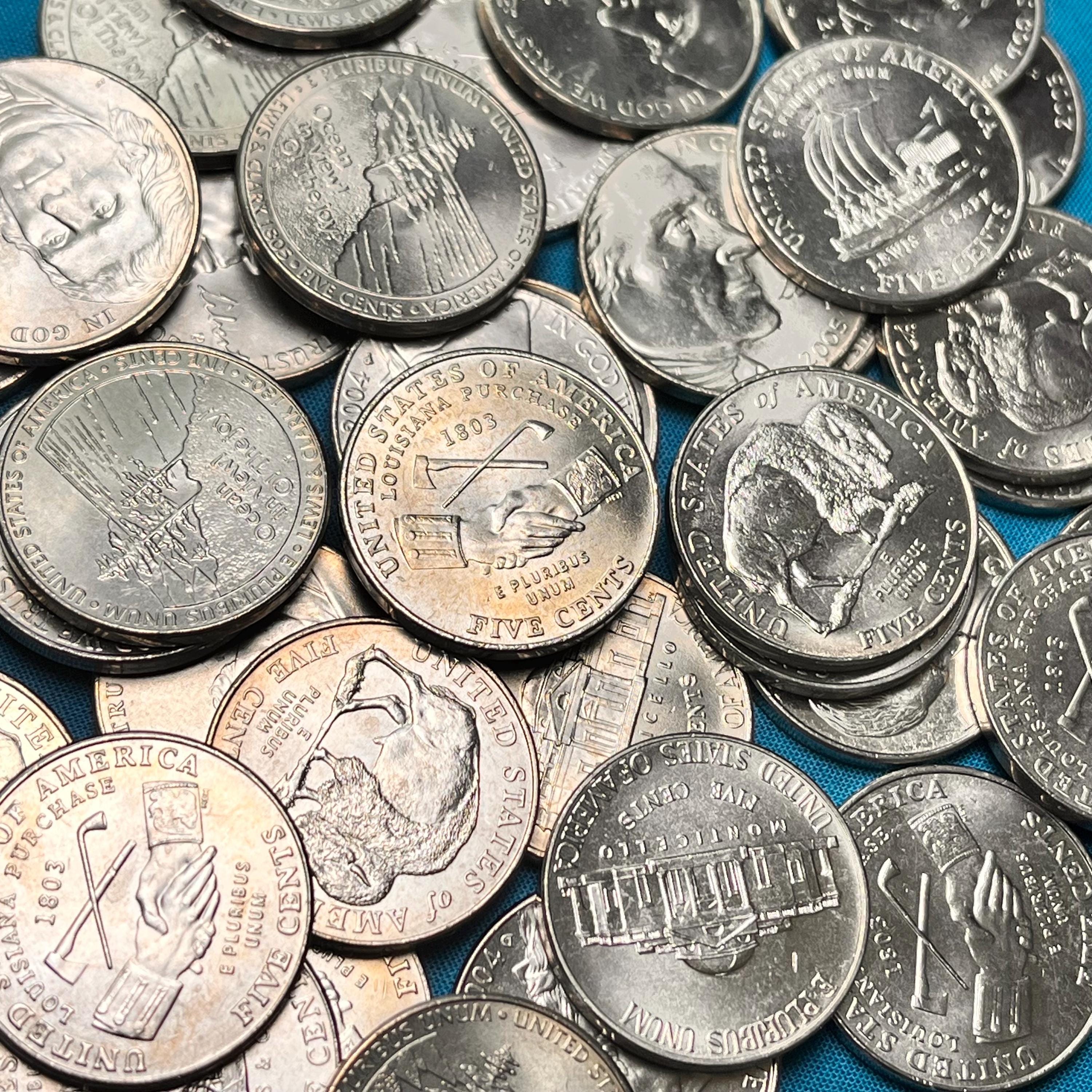 Complete Jefferson Westward Journey (2004-2006) Nickels