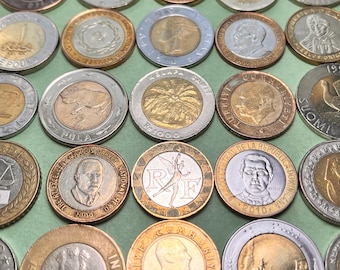10 BIMETAL World Coins (All UNIQUE Designs)—FREE Shipping!