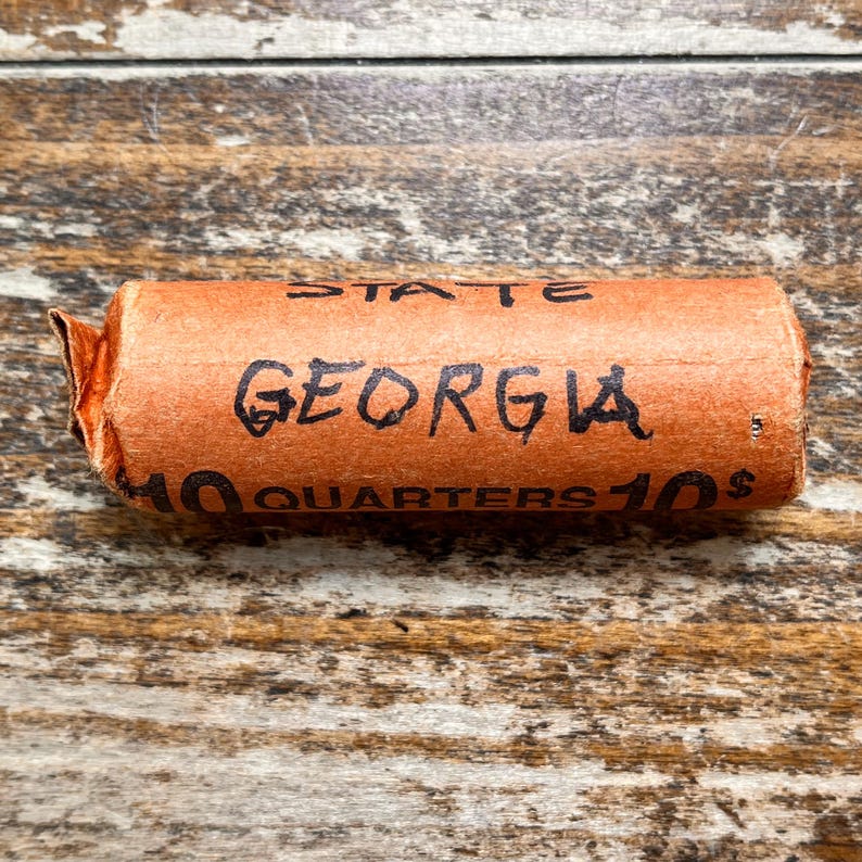 State Test Mints INHERITED State Quarter Rolls (1999-2008 Circulated Philadelphia/denver ...