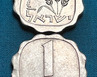 Lot De 5 Pièces De Monnaie Israéliennes Agora (1960-1980) - Occasion Très Bon état