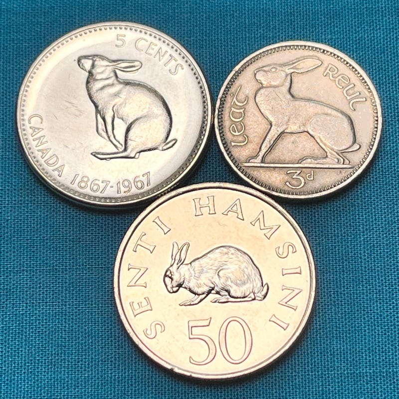 Uk Coin Collection Rabbit Rabbit Coin - Etsy
