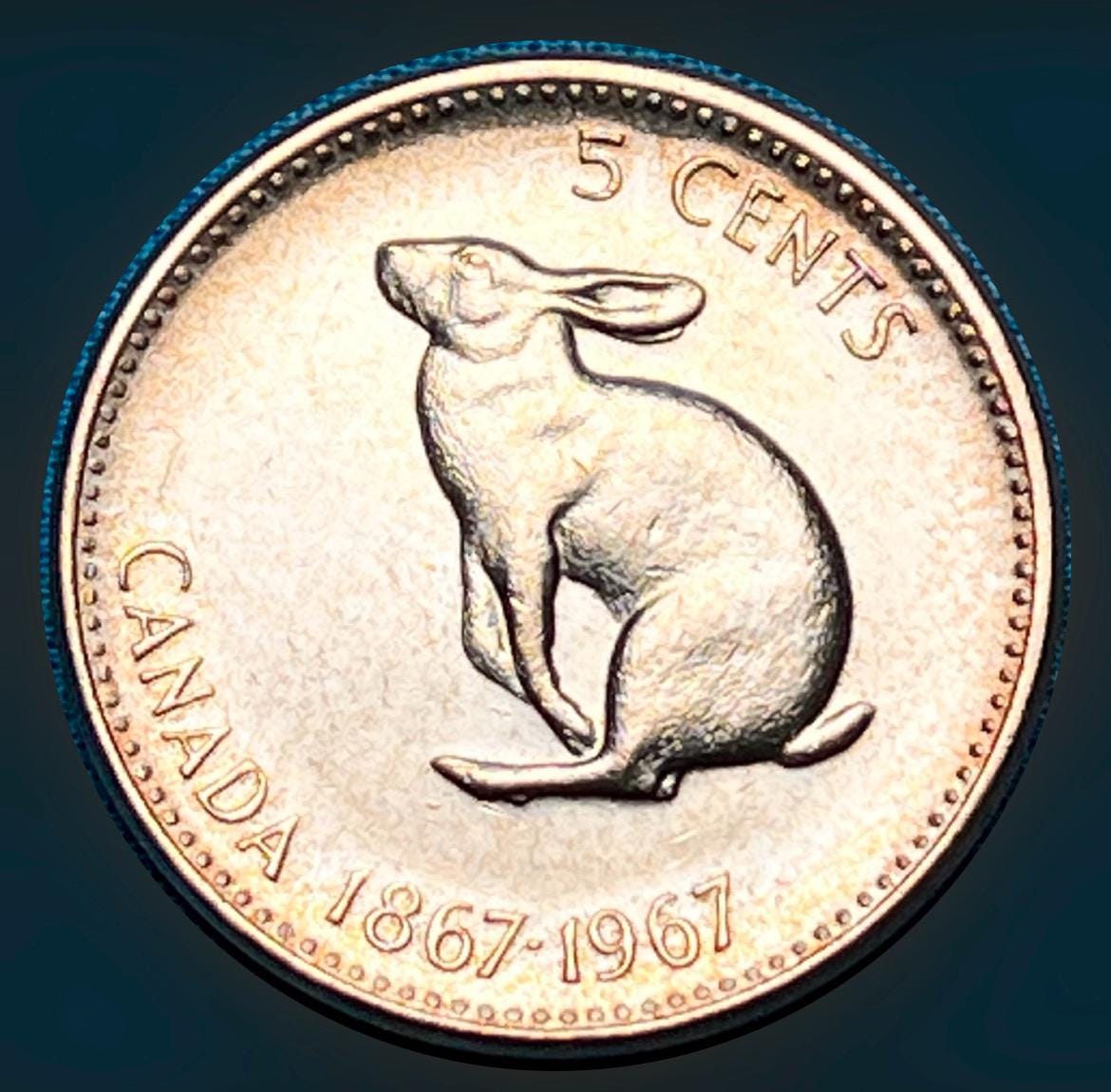 Canadian Centennial Commemorative (1867-1967) Nickel From MINT