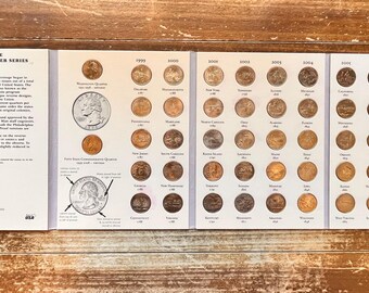 USA アメリカ合衆国50州記念25セント硬貨　2冊セット　コンプリートセット 50 U.S. State Quarters COMPLETE Collection Album (52 Coins
