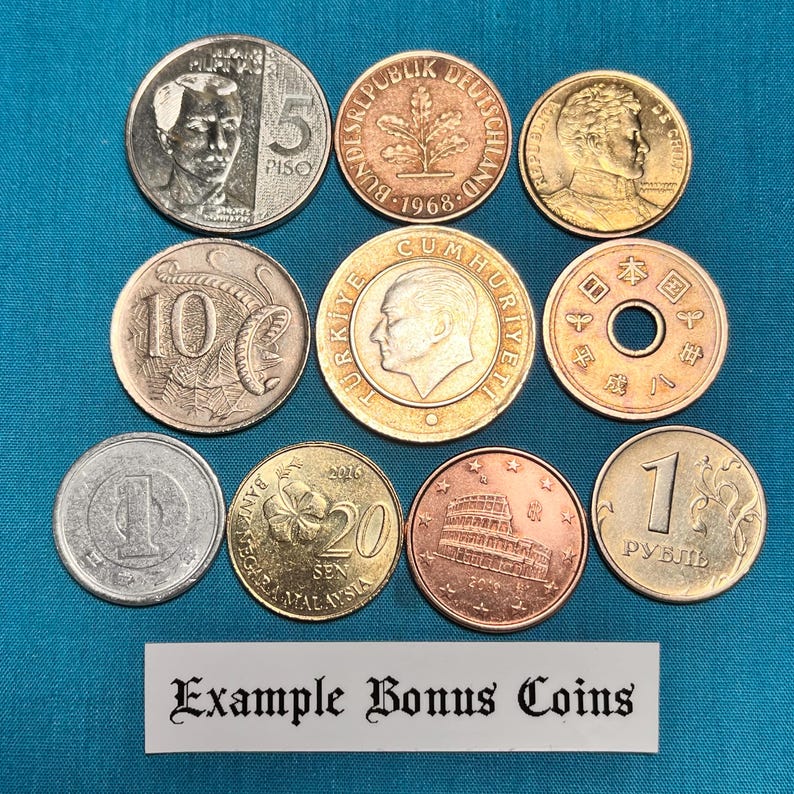 SILVER Coin Trio—3 Types From 3 Different Countries (over 1/2 Ounce ...