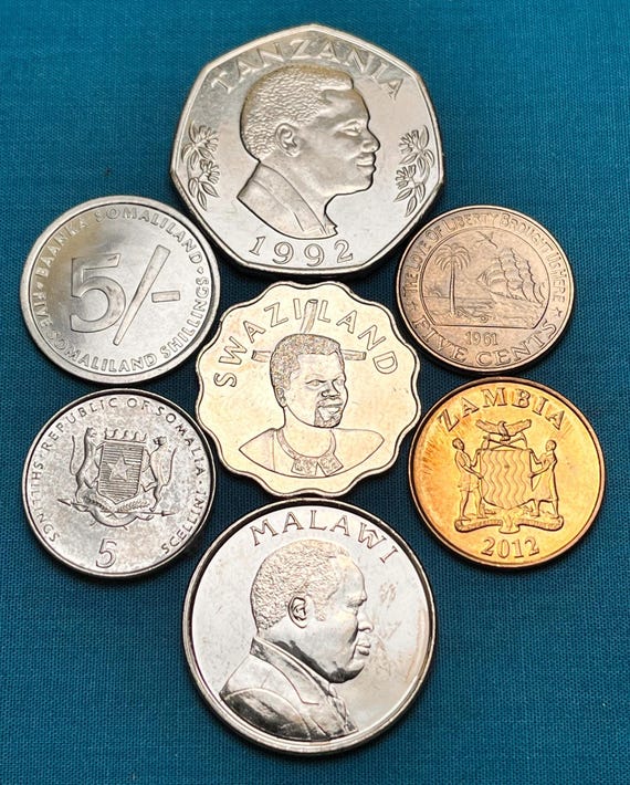 CHOOSE *1* African ELEPHANT Coin From 7 Countries (tanzania