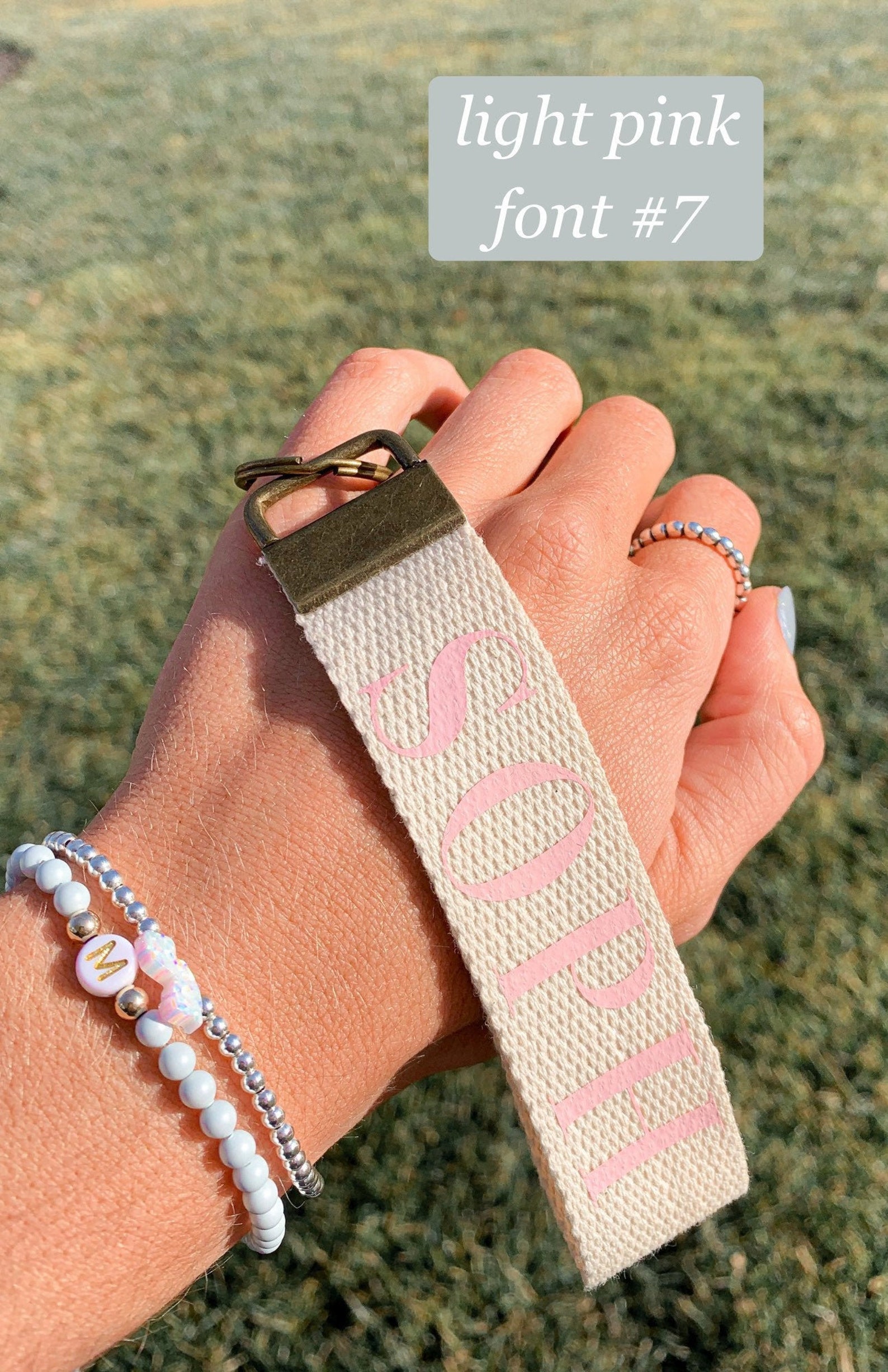 Personalized Canvas Keychain/ Key Fob/ Car Keychain / Custom Etsy