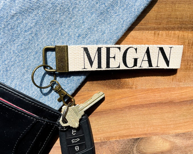 Featured listing image: Personalized Handmade Keychain: Custom text, name, lyrics, quotes