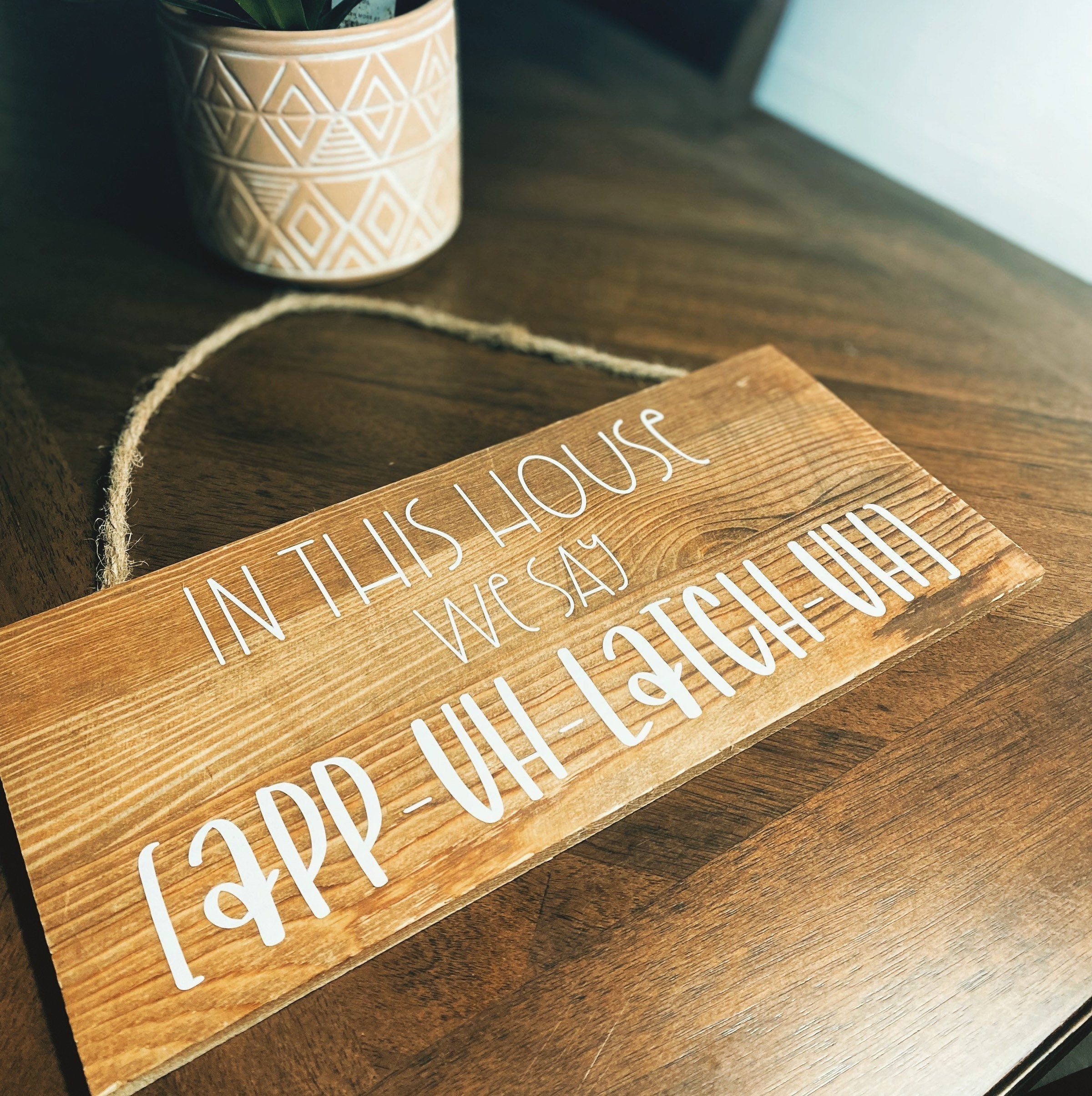 Appalachia app Uh Latch Uh Sign - Etsy