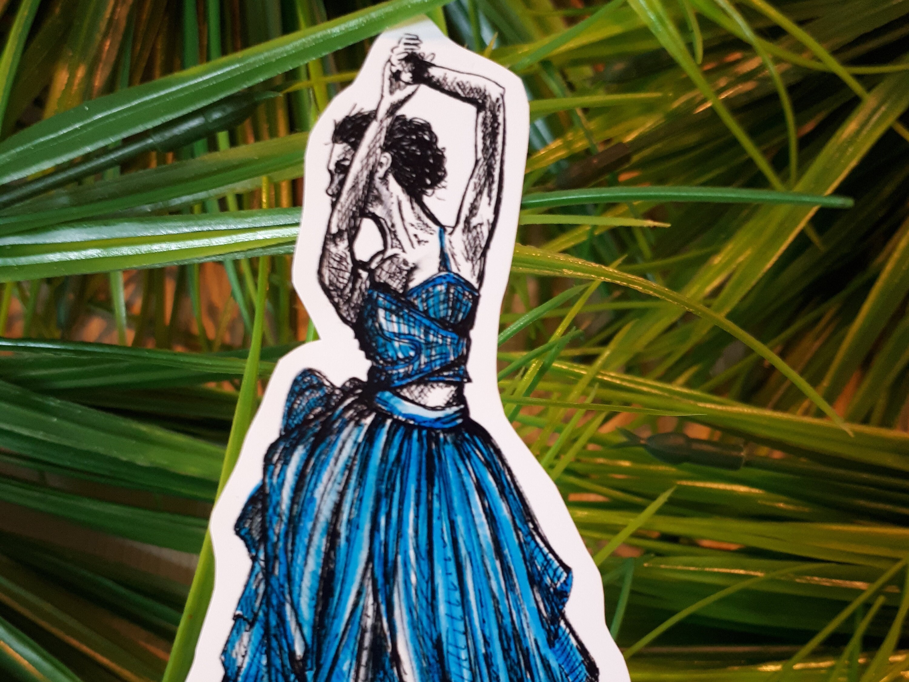 Dancer Glossy Vinyl Stickers Cute Waterproof Dancing Etsy