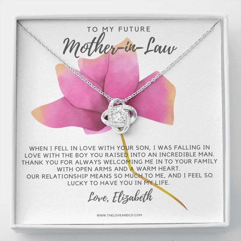 To my Motherinlaw Future Mother Wedding Gift Motherinlaw Etsy