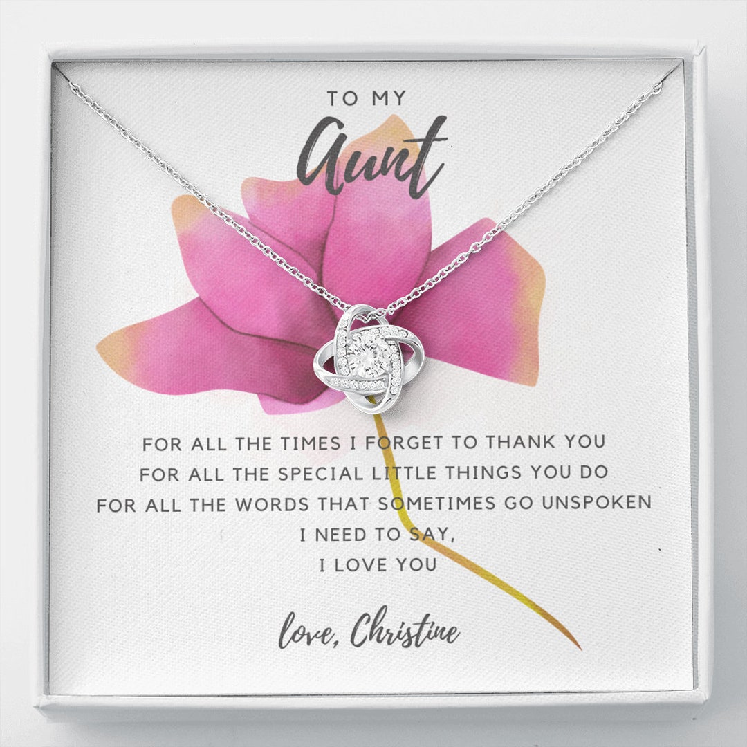 Geschenk Von Tante Zur Nichte Geschenk für Tante von Nichte, Tante Nichte Halskette, Tante Geschenk