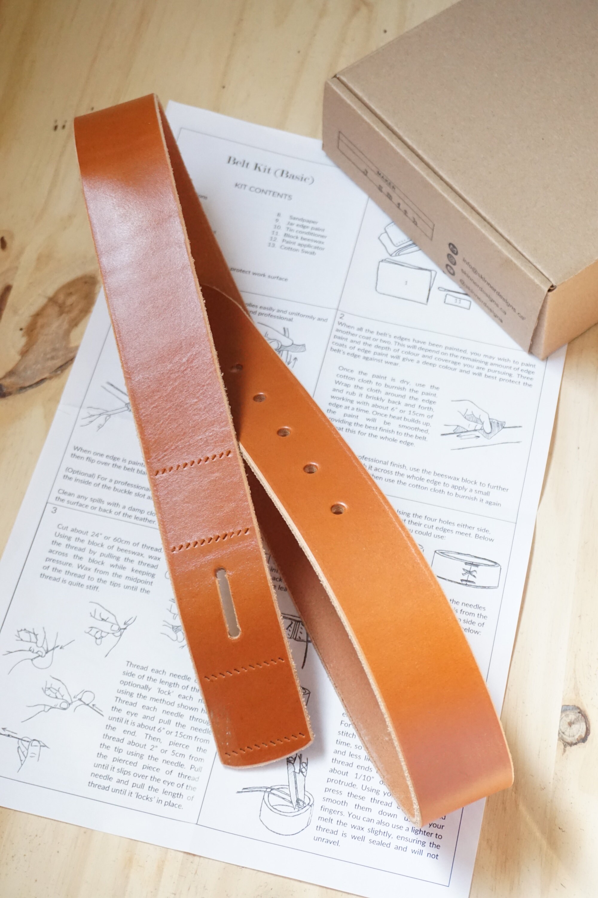Premium Leather Belt Kit (Intermediate) – Skinner Designs