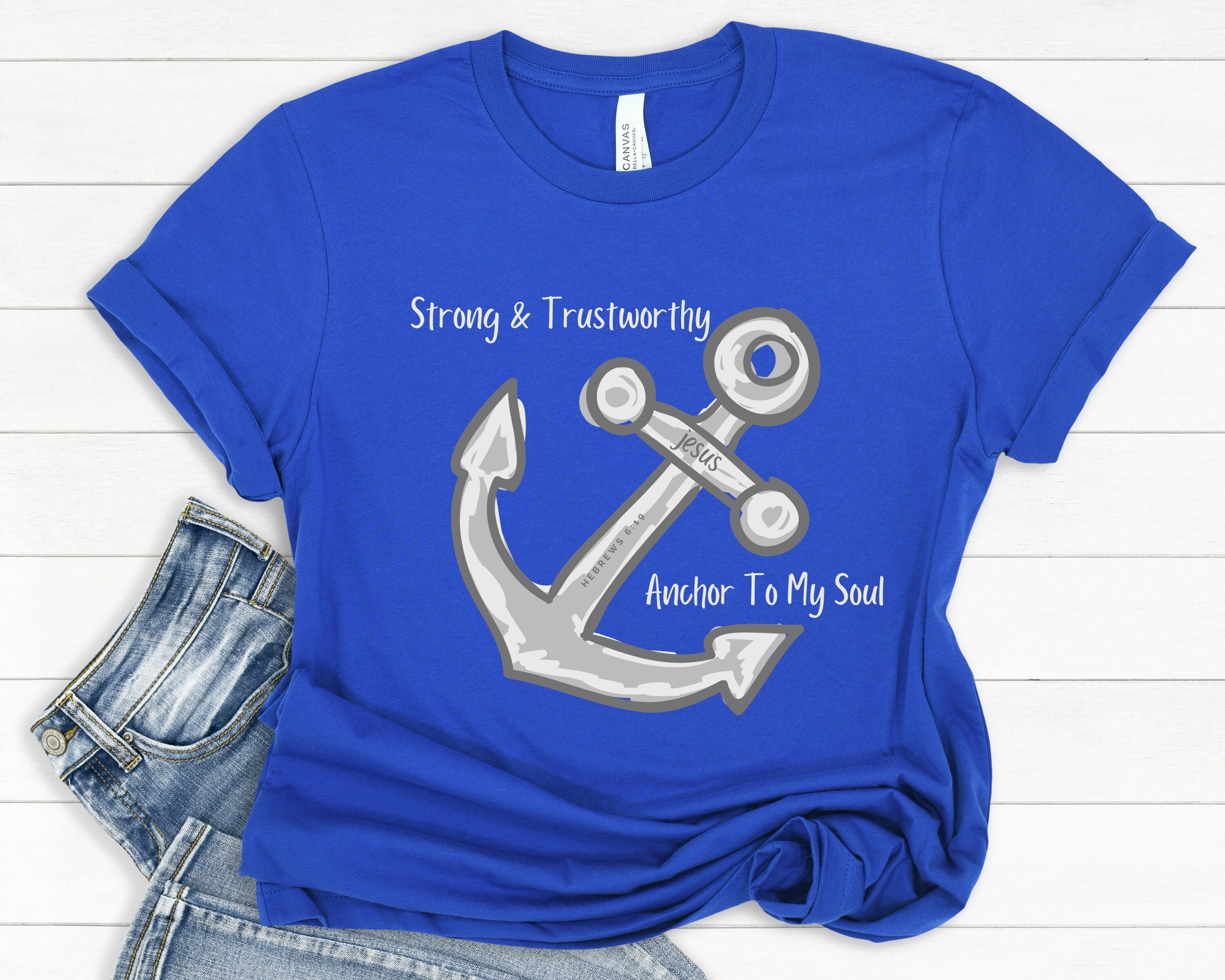 Jesus Anker Für die Seele T-Shirt Anker T-Shirt Frauen Jesus | Etsy