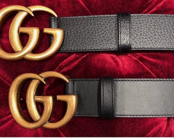 leather gucci belt women