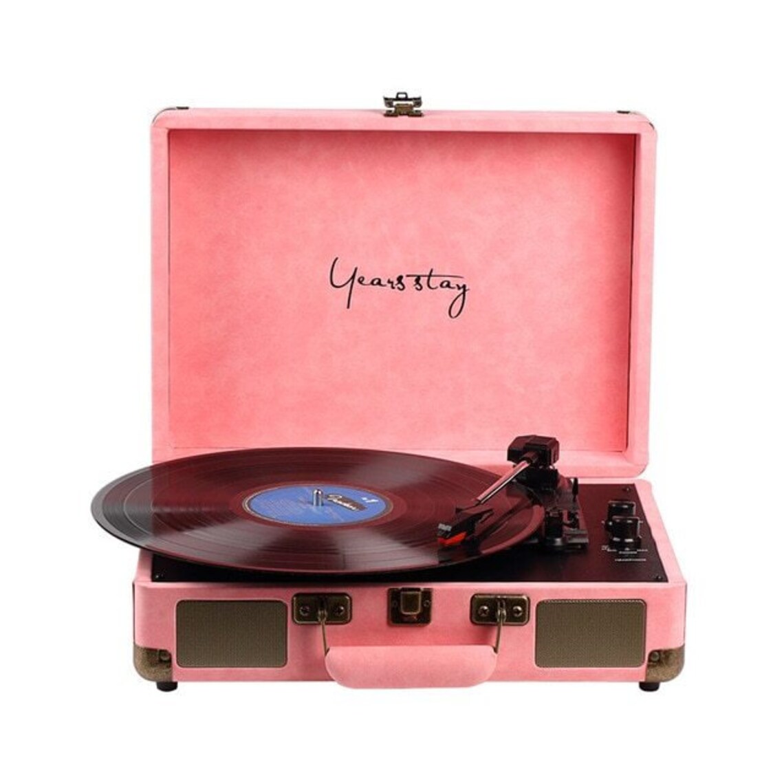Vinyl Turntable Suitcase Record Player LP Disc Gramophone Etsy
