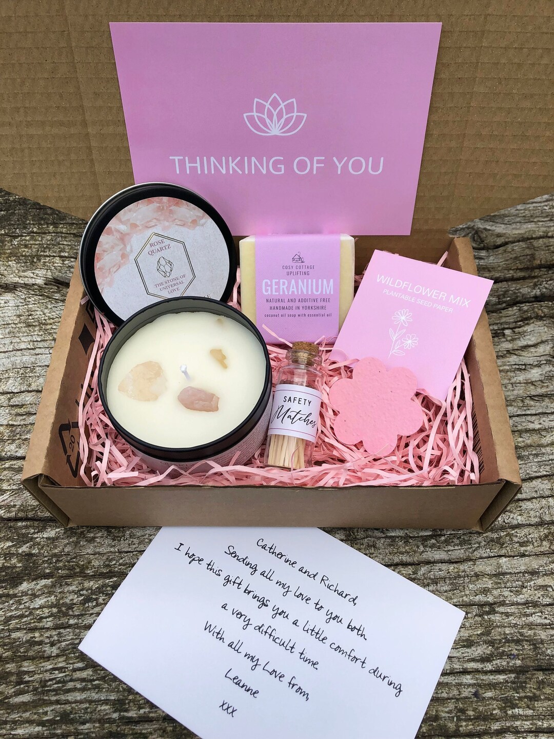 Thinking of You Gift Box, Spa Gift Box, Thoughtful Gifts, Hug in a Box ...