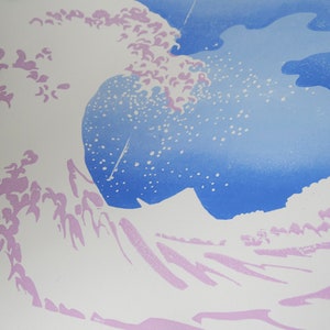 Make your own Japanese print A2 The Great Wave Off Kanagawa by Katsushika Hokusai image 7