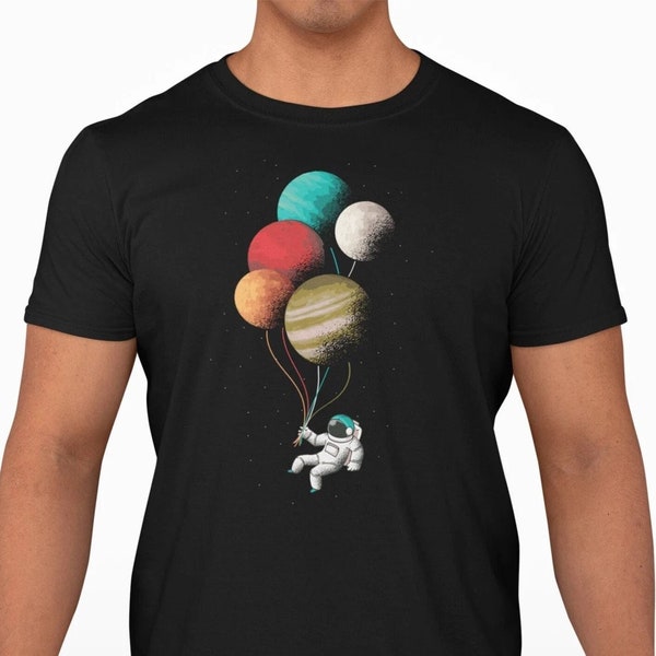 Astronaut T-shirt Mann Lustig Grafik Herren T-Shirt witzig besonders Grafik Shirt